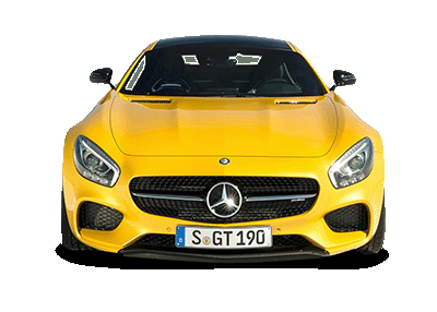 Yellow AMG GT